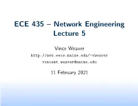 ECE 435 – Network Engineering Lecture 5