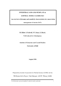 Intertidal Sand and Mudflats & Subtidal Mobile