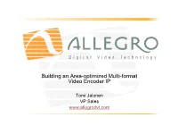 IP-Soc Shanghai 2017 ALLEGRO Presentation FINAL