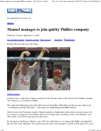 Manuel Manages to Join Quir