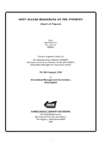 OPEN ACCESS RESOURCES on the INTERNET (Book of Papers)
