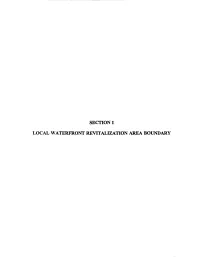 Section I Local Waterfront Revitalization Area Boundary