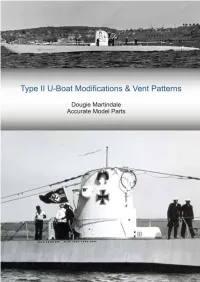 Type II U-Boat Modifications & Vent Patterns