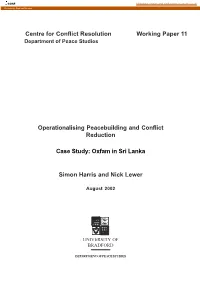 From Conflict Resolution to Transformative Peacebuilding