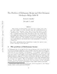 The Problem of Boltzmann Brains and How Bohmian Mechanics Helps Solve It