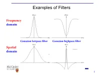 Examples of Filters