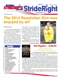 The 2014 Resolution Run Was Enjoyed by All! by Kellie Howard River Road