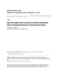 Upper Flow Regime Sheets, Lenses and Scour Fills: Extending the Range of Architectural Elements for Fluvial Sediment Bodies