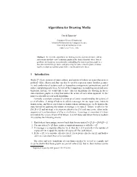 Algorithms for Drawing Media