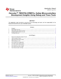 Hercules TMS570LC/Rm57lx Safety Microcontrollers Development