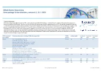 Whole Exome Sequencing Gene Package Vision Disorders, Version 6.1, 31-1-2020