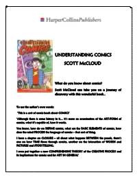UNDERSTANDING COMICS SCOTT Mccloud