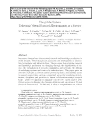 The Gcube System: Delivering Virtual Research Environments As-A-Service