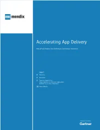 Accelerating App Delivery