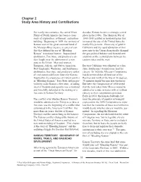 Chapter 2: Study Area History and Contributions