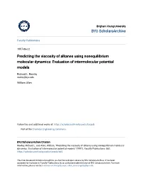 Predicting the Viscosity of Alkanes Using Nonequilibrium Molecular Dynamics: Evaluation of Intermolecular Potential Models
