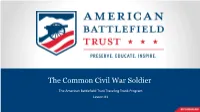 The Common Civil War Soldier