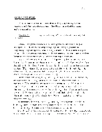 The Separation Axioms We Give Two Examples of Spaces That Satisfy A