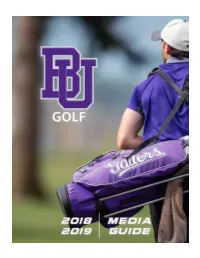 Golf Media Guide Final.Pdf