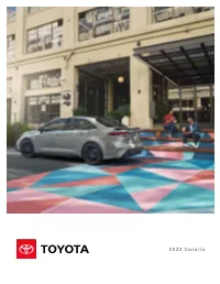 2022 Corolla 2022 COROLLA Discover Corolla