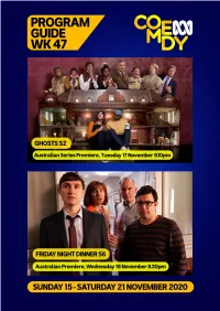 ABC Kids/Comedy Program Guide: Week 47 Index