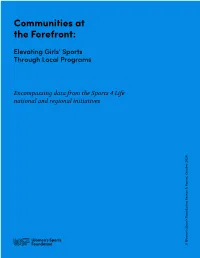 Communities at the Forefront