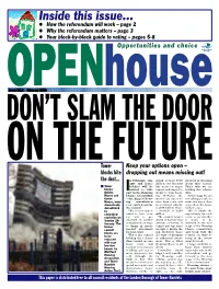 Open House Feb 2002 Issue 6 (PDF 607KB)