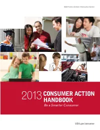 2013 Consumer Action Handbook