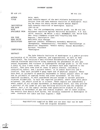 ED 418 175 AUTHOR TITLE INSTITUTION PUB DATE NOTE AVAILABLE from PUB TYPE EDRS PRICE DESCRIPTORS ABSTRACT UD 032 235 Reis, Beth