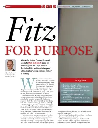 In-Depth Interview with Minister for Justice Frances Fitzgerald