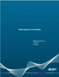 PJM Command Line Interface