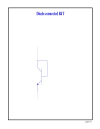 Diode-Connected BJT