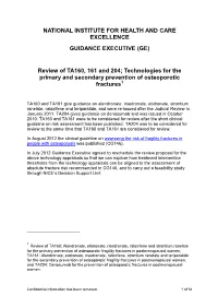 (GE) Review of TA160, 161 and 204; Technologies for The