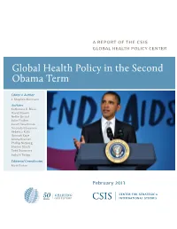 Global Health Policy in the Second Obama Term