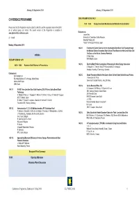 Conference Programme