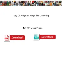 Day of Judgment Magic the Gathering