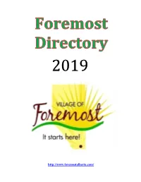 Foremost Informatio