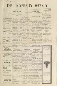 The University Weekly