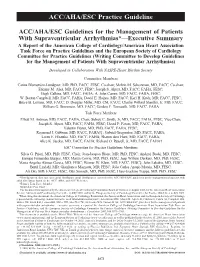ACC/AHA/ESC Practice Guideline