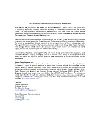 Fossil Group Comments on Armani Group Partnership Richardson, TX, December 15, 2020, (GLOBE NEWSWIRE)