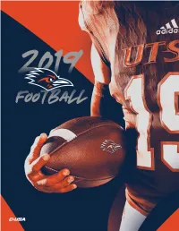 19 Utsa Fb Media Guide.Pdf