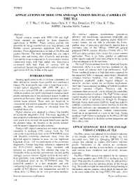 APPLICATIONS of IEEE-1394 and Gige VISION DIGITAL CAMERA in the TLS C