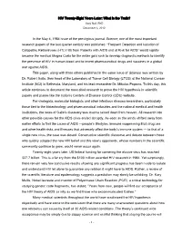 HIV Twenty-Eight Years Later: What Is the Truth? Gary Null, Phd December 3, 2012
