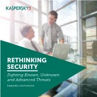 Rethinking Security