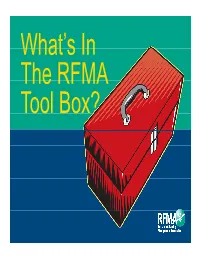 Rfmapresentation Tools 2011.Pdf