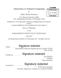 Signature Redacted Department of Electrical Engineering and Computer Science May 20, 2015