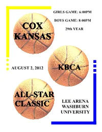2012 KBCA All Star Program