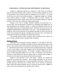 5. Mechanical Properties and Performance of Materials