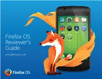 Firefox OS Reviewer's Guide