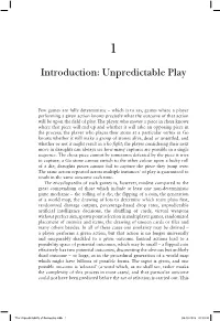 Introduction: Unpredictable Play